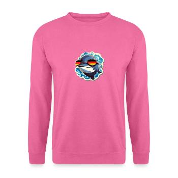 Delfin, Allemagne, Football - Sweat-shirt Unisexe - rose - Devant