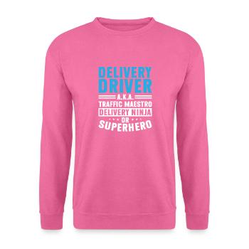 Supplier Package Delivery - Unisex Sweatshirt - pink - Front