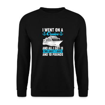 Croisière Vacances Bateau de croisière - Sweat-shirt Unisexe - noir - Devant - Alina (178cm) & Michal (187cm)