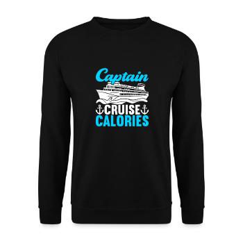 Kreuzfahrt Urlaub Kreuzfahrtschiff - Unisex Pullover - Schwarz - Vorne - Alina (178cm) & Michal (187cm)