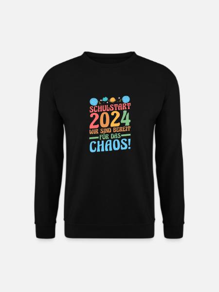 Eltern Schulkind Grundschule Erste Klasse Einschul - Unisex Pullover - Schwarz