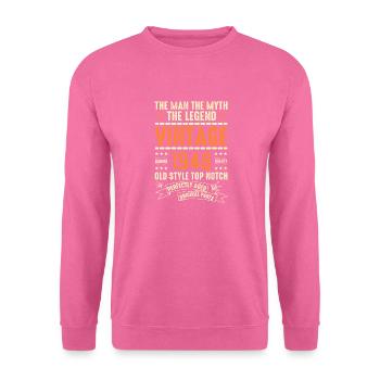 1948 Jubiläumsgeschenk Jahrgang 1948 Vintage 1948 - Unisex Pullover - Pink - Vorne