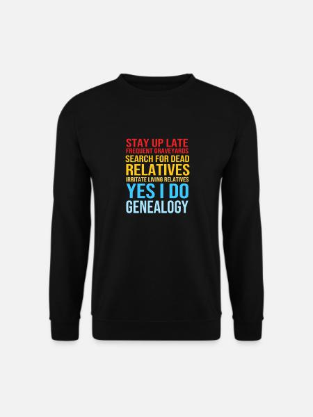Family tree genealogy - Unisex Sweatshirt - black
