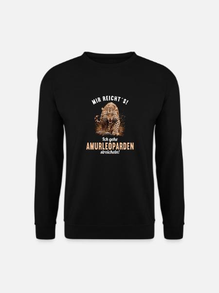 Amur Leopard Amurleoparden Amurleopard - Unisex Sweatshirt - black