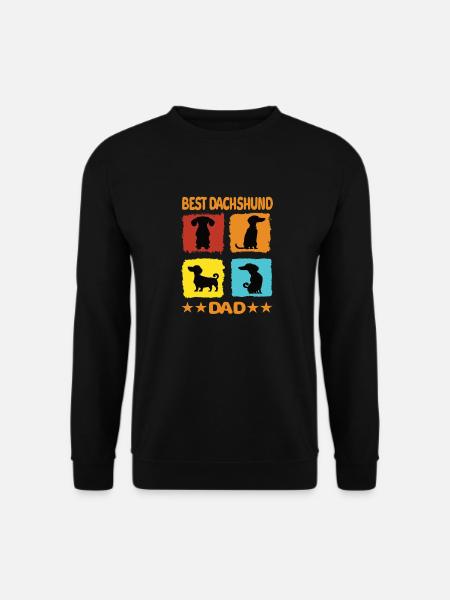 Best Dachshund Dad - Unisex Sweatshirt - black