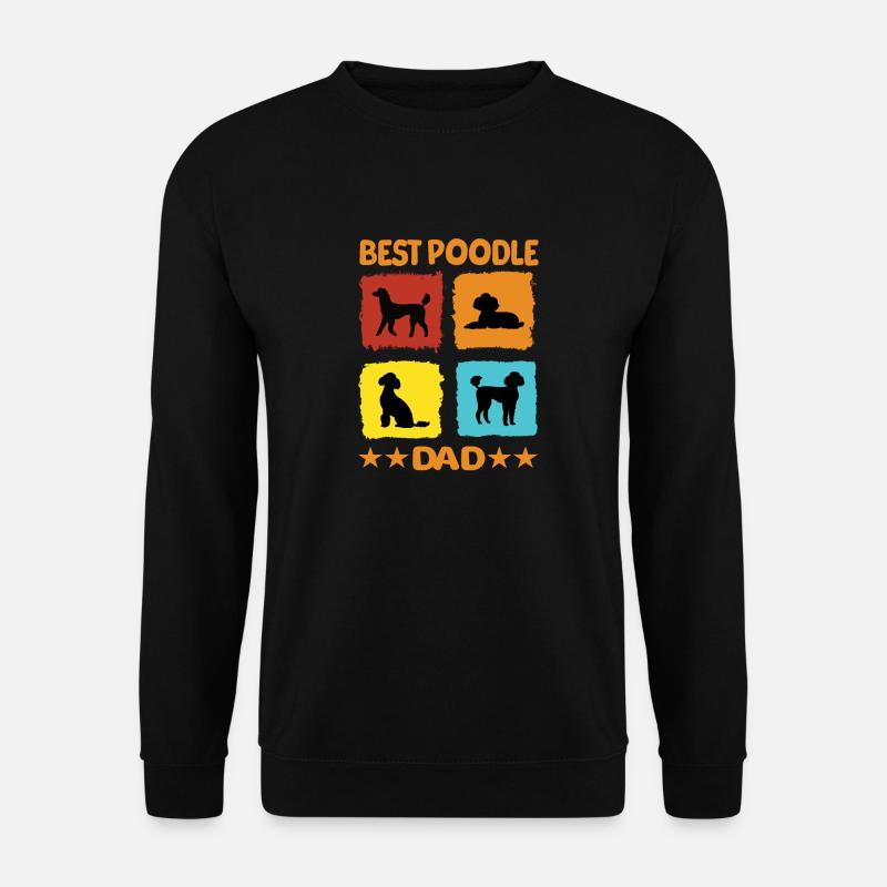 Best Poodle Dad - Unisex Sweatshirt - black