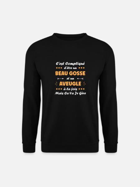 Aveugle - Sweat-shirt Unisexe - noir