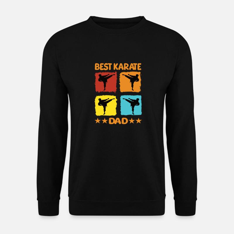 Best Karate Dad - Unisex Pullover - Schwarz