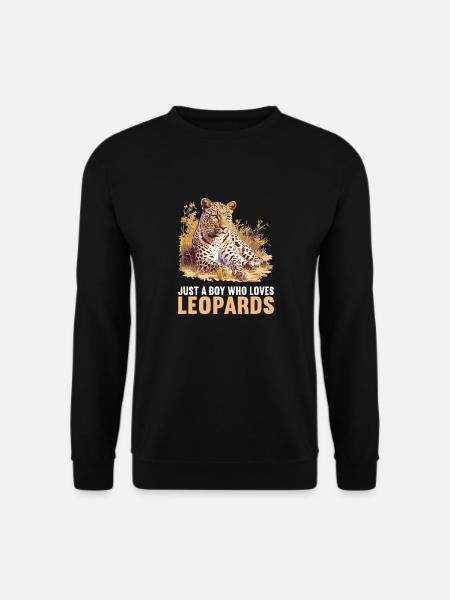 Léopard léopard - Sweat-shirt Unisexe - noir
