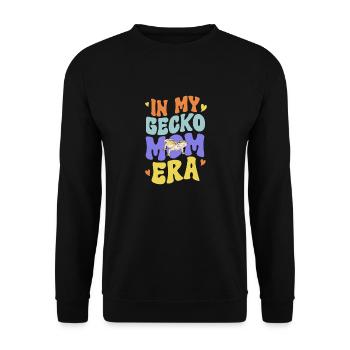 Gecko léopard Gecko reptile gecko de compagnie - Sweat-shirt Unisexe - noir - Devant - Alina (178cm) & Michal (187cm)
