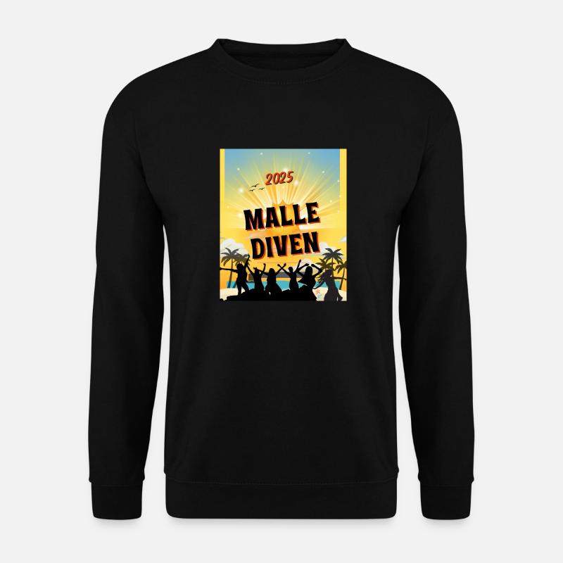 Knittika - Unisex Pullover - Schwarz