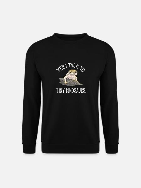 Leopard Gecko Reptile Pet Gecko - Unisex Sweatshirt - black