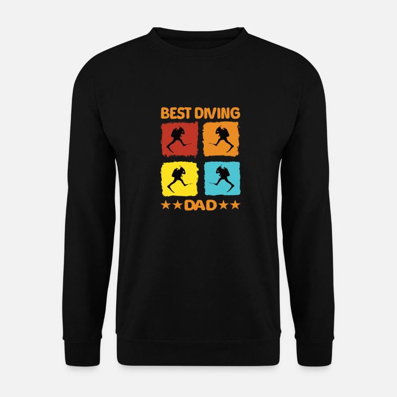Best Diving Dad - Unisex Sweatshirt - black