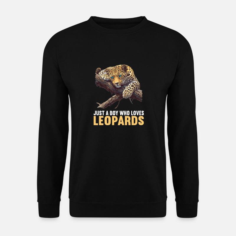 Léopard léopard - Sweat-shirt Unisexe - noir