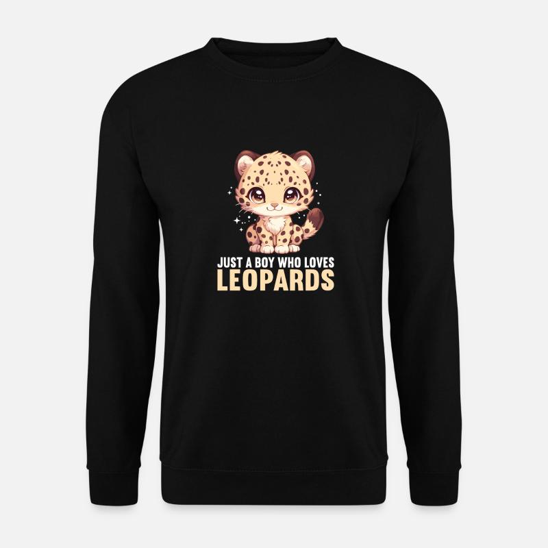 Léopard léopard - Sweat-shirt Unisexe - noir