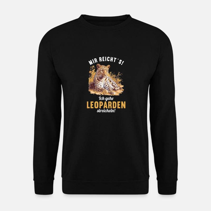 Leoparden Leopard - Unisex Sweatshirt - black