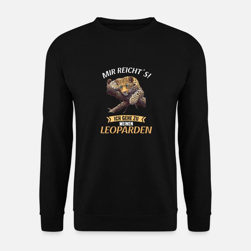 Léopard léopard - Sweat-shirt Unisexe - noir