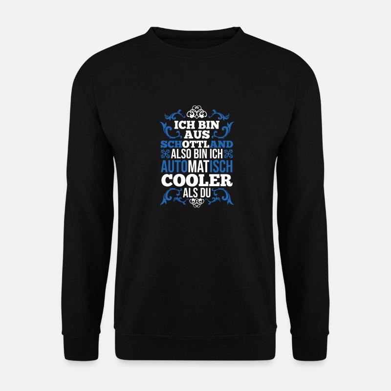 Ecossais Ecosse Ecosse Ecosse - Sweat-shirt Unisexe - noir