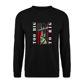 Trop gros pour truquer 2024  dit  24 - Sweat-shirt Unisexe - noir - Devant - Alina (178cm) & Michal (187cm)
