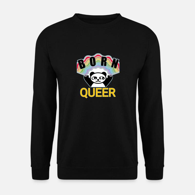 cute queer - Unisex Pullover - Schwarz
