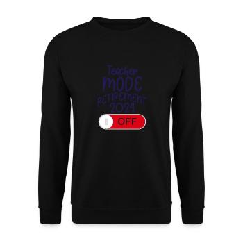 School's Out Forever Retirement 2024 Retired - Unisex Pullover - Schwarz - Vorne - Alina (178cm) & Michal (187cm)