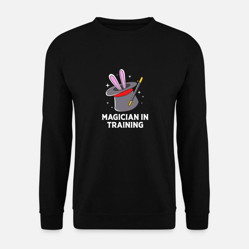 Zauberer Magie Magier - Unisex Pullover - Schwarz