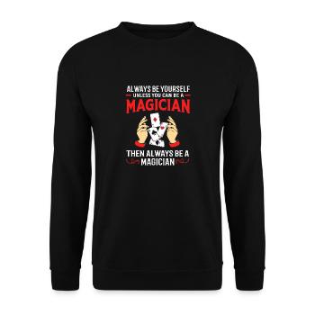 Sorcier - Sweat-shirt Unisexe - noir - Devant - Alina (178cm) & Michal (187cm)
