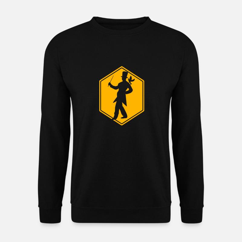 Zauberer Magie Magier - Unisex Pullover - Schwarz