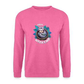 WOCHENENDE GENIESSEN - Unisex Pullover - Pink - Vorne