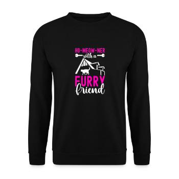 Pendaison de crémaillère des propriétaires - Sweat-shirt Unisexe - noir - Devant - Alina (178cm) & Michal (187cm)