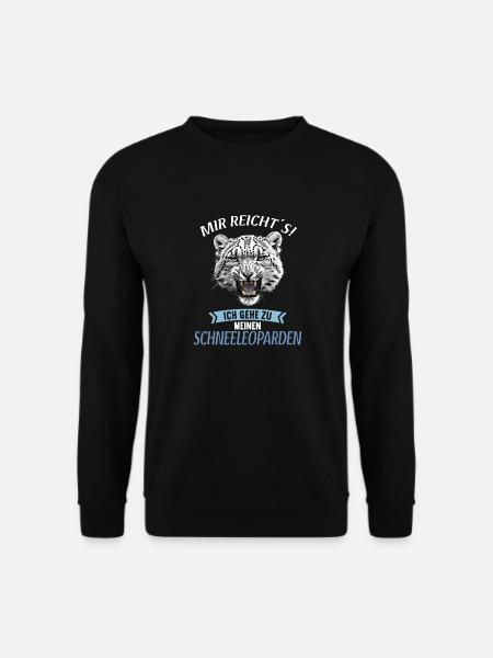Snow Leopard Schneeleoparden Schneeleopard - Unisex Sweatshirt - black