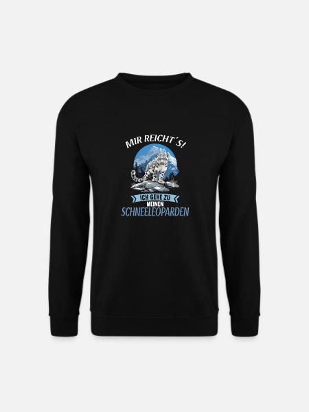 Snow Leopard Schneeleoparden Schneeleopard - Unisex Sweatshirt - black