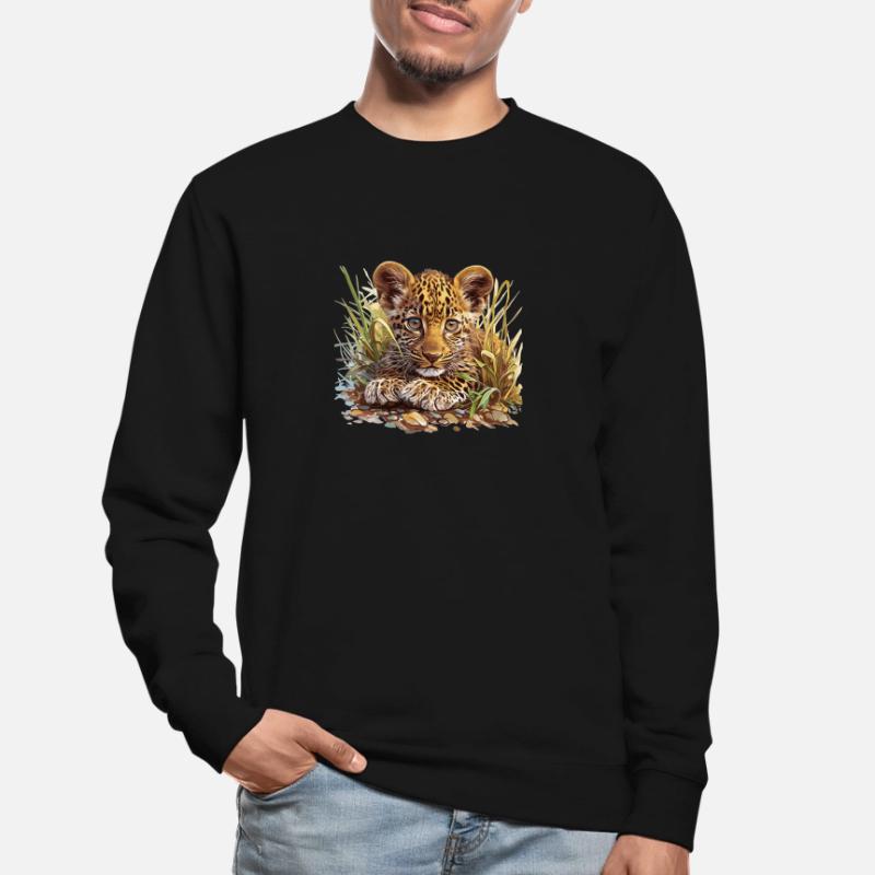 Léopard léopard Sweat-shirt Unisexe