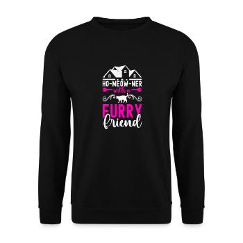 Pendaison de crémaillère des propriétaires - Sweat-shirt Unisexe - noir - Devant - Alina (178cm) & Michal (187cm)