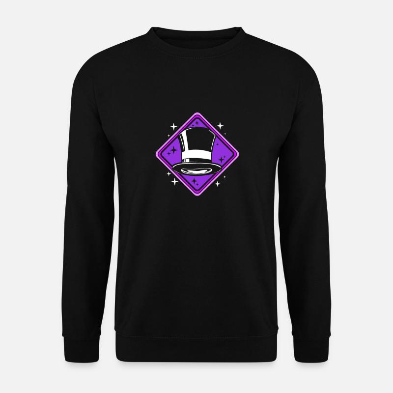 Zauberer Magie Magier - Unisex Pullover - Schwarz