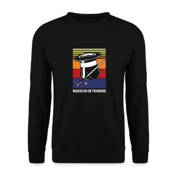 Sorcier - Sweat-shirt Unisexe - noir - Devant - Alina (178cm) & Michal (187cm)
