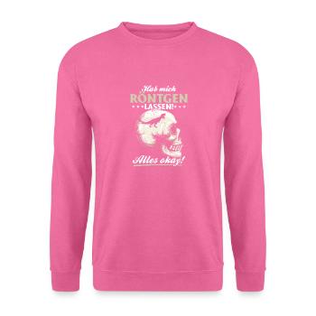 Röntgen Black humor and macabre style - Unisex Sweatshirt - pink - Front