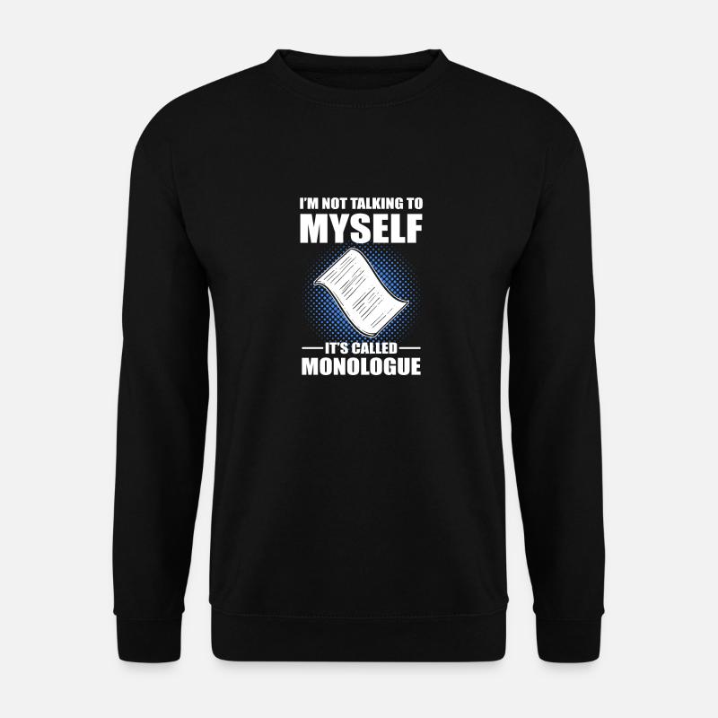 Theater - Unisex Pullover - Schwarz