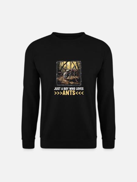 Ant Ameisen Ameise - Unisex Pullover - Schwarz