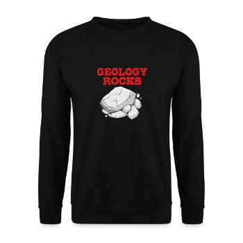 Geologist - Unisex Sweatshirt - black - Front - Alina (178cm) & Michal (187cm)