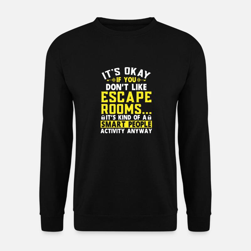 Escape Room - Unisex Pullover - Schwarz