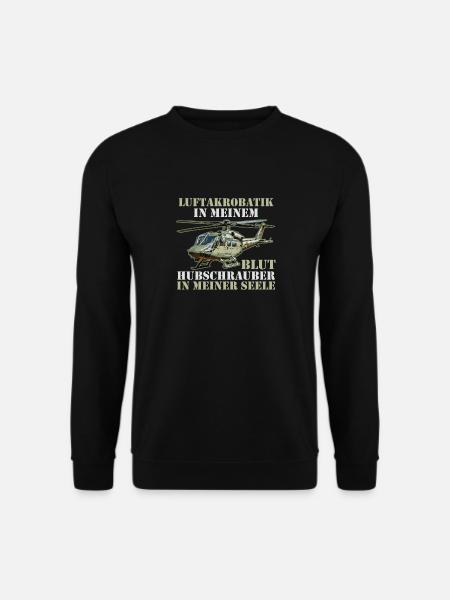 Pilot Helicopter Helicopter - Unisex Sweatshirt - black