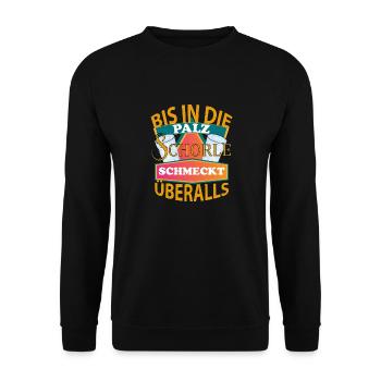Spritzer tastes good everywhere - Unisex Sweatshirt - black - Front - Alina (178cm) & Michal (187cm)