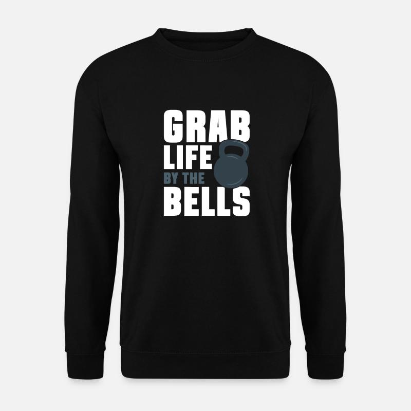 Kettlebell Workout Fitness Training - Unisex Pullover - Schwarz