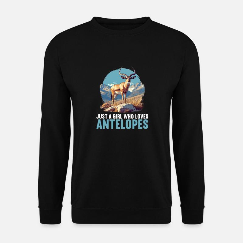 Antelope Antilopen Antilope - Unisex Pullover - Schwarz