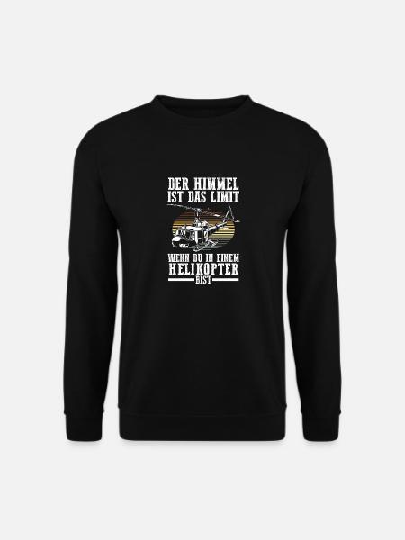 Pilote Hélicoptère Hélicoptère - Sweat-shirt Unisexe - noir