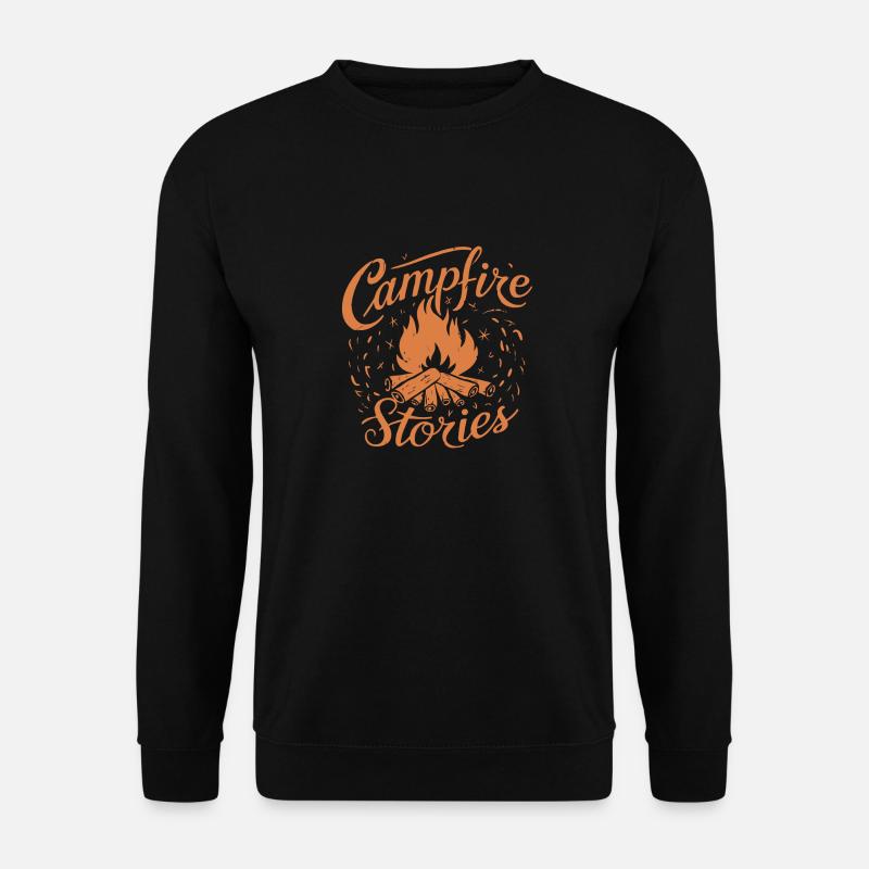 LAGERFEUER-GESCHICHTEN - Unisex Pullover - Schwarz