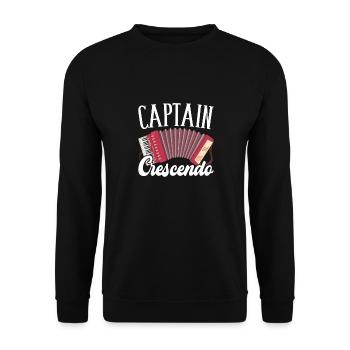 Accordéoniste Accordéoniste - Sweat-shirt Unisexe - noir - Devant - Alina (178cm) & Michal (187cm)