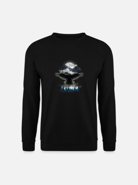 Halloween Raven Crow - Unisex Sweatshirt - black