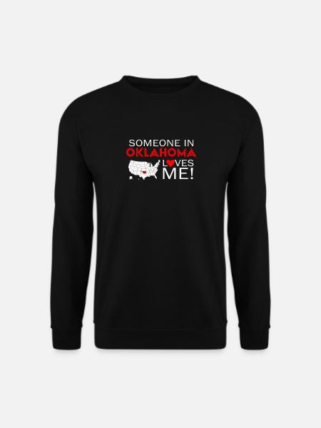 Someone In Oklahoma Loves Me - Unisex Sweatshirt - black